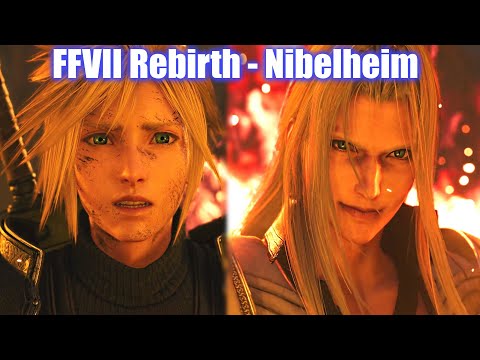 FF7 Rebirth - Sephiroth Nibelheim Incident Full Scene | Final Fantasy 7 Rebirth Demo PS5