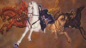 Paul Kidby - Disque Monde - The Four Horsemen