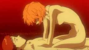 Rei 'talking' to Shinji as he struggles with his existence