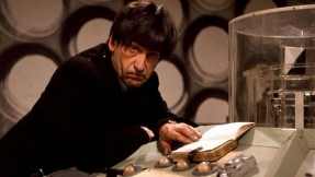The second Doctor (Patrick troughton) looking a bit glum. Pehaps it is because only six of his 21 aired stories are complete.