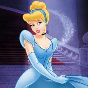 Cinderella in her dress