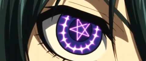 Ciel's Right Eye of his Faustian Contract with Sebastian 