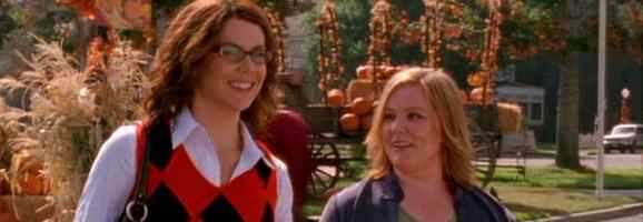 Lauren Graham and Melissa McCarthy in Gilmore Girls