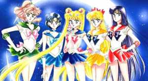 sailor moon manga cover art