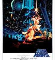 Original poster for George Lucas's Star Wars: A New Hope 1977