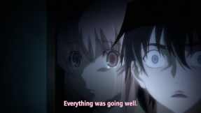 The first moment in the show where Yuno's secret is hinted at.