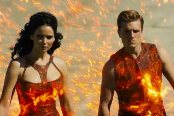 The Girl on Fire The Hunger Games 