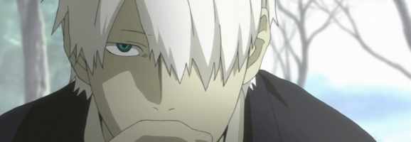 Ginko during one of his moments of thought.
