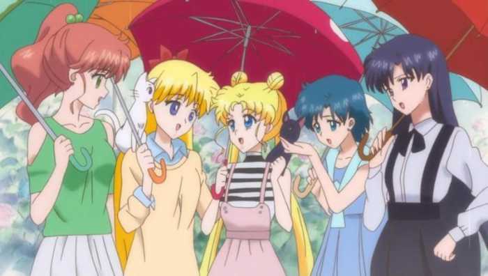 Sailor Moon Crystal shots compared to the manga, the similarities