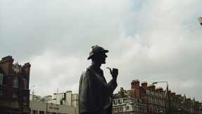 A statue of the quintessential mystery figure, Sherlock Holmes.  Picture: shining.darkness (Flickr)