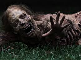 This walker is from the pilot of The Walking Dead Television show on AMC.