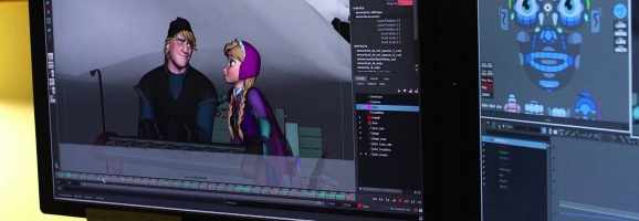 Anna and Kristoff Animation