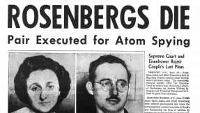 Ethel Rosenberg and her husband, Julius in the Los Angeles Times