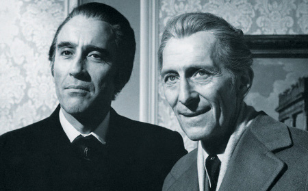 Christopher Lee and Peter Cushing 