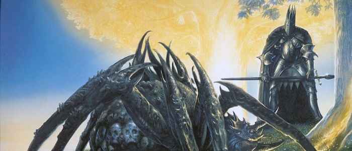 Melkor-Morgoth and the great spider Ungoliant.