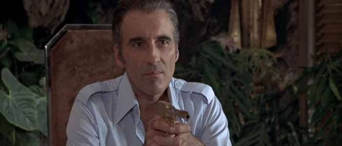 Christopher Lee inThe Man With The Golden Gun