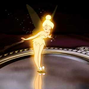 That fairy you see flying around Disney's logo? That's Tinker Bell.