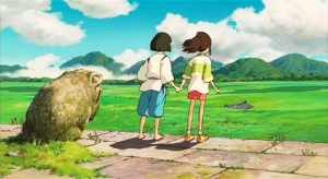 Run through that field, Chihiro! It will give you what you want and the audience what they want. Win-win! 