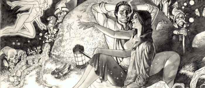 Snow White and Bigby Wolf from Fables