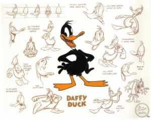 Character sheet for Daffy Duck.