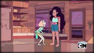 Stevonnie, Steven and his friend Connie fused. 
