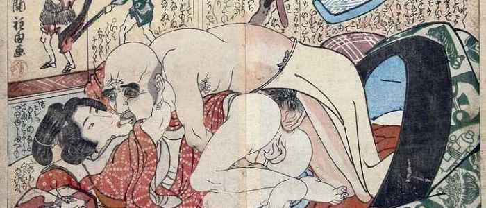 Wakashudo: as depicted in Ancient Japanese artwork (painting by Utagawa Kuniyoshi)