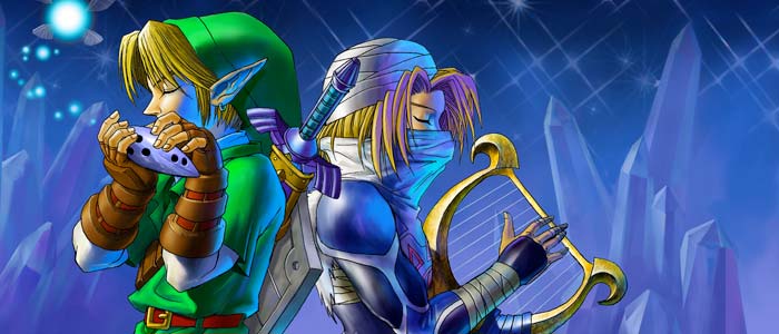 If anything else, Ocarina of Time gave us beautiful music played by these two.