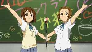Many anime between 2009-11 seemed to be trying to mimic K-On!'s art style. 