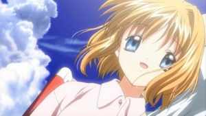 The final episodes of AIR, like CLANNAD, are often referred to as its most moving material. 