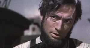 Gregory Peck as Captain Ahab. Moby Dick (1956)