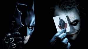 One of the most classic hero-villain dichotomies: Batman and the Joker