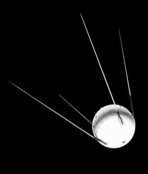 Sputnik was launched in 1957.