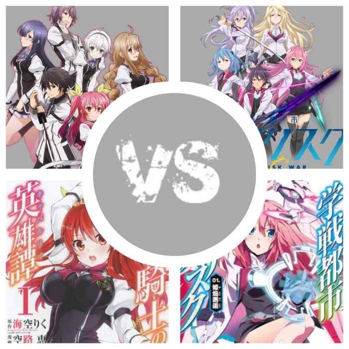 Aired simultaneously with the first season of The Asterisk War, A Failed Knight's Chivalry looks and feels very similar to the aforementioned series. 