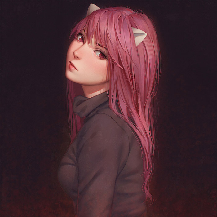 Elfen Lied Lucy Artwork