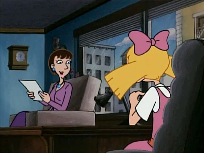 Helga and Dr. Bliss