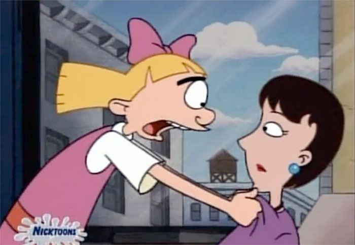 Helga and Dr. Bliss