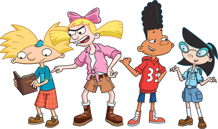 The characters of Hey Arnold!