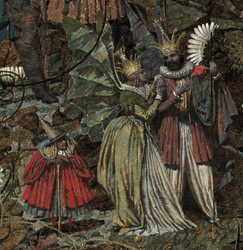 Queen of the fairies Mab with her rival monarchs Oberon and Titania