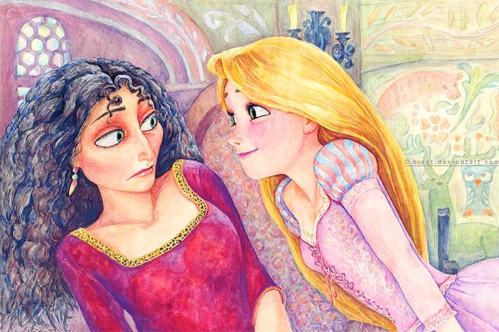 Gothel and Rapunzel