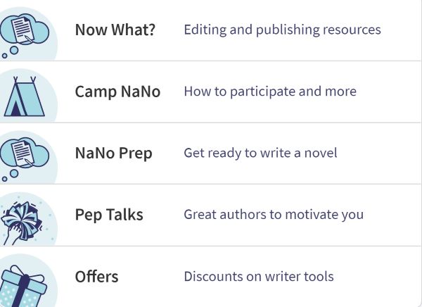 NaNoWriMo's Writers Resources