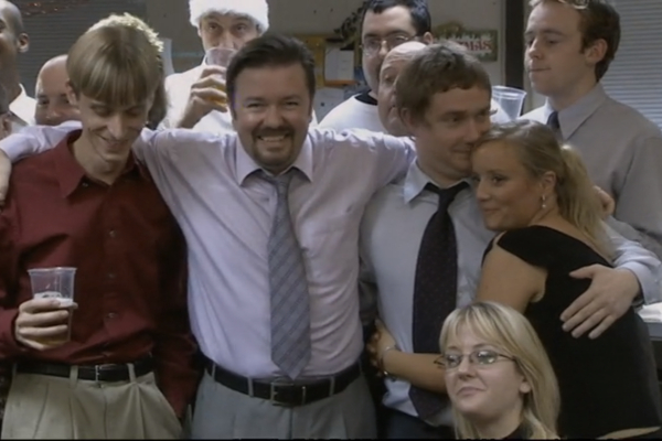The main cast of The Office as they appear in the Christmas special