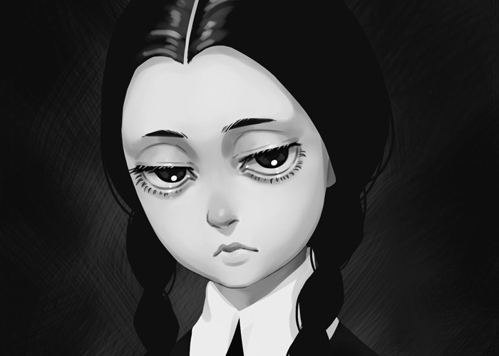 Wednesday Addams Browser Theme