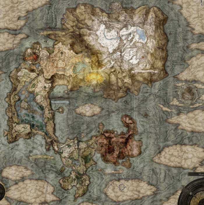 Elden Ring's full map
