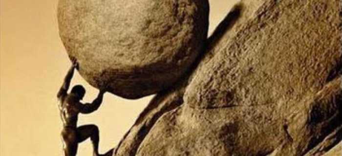 Sisyphus' eternal task