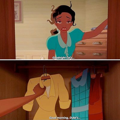 Scene from The Princess and the Frog