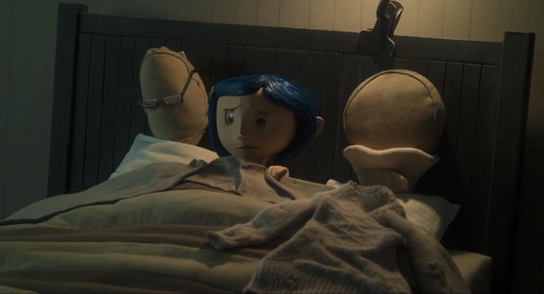 Coraline creates a makeshift version of her parents after they are stolen by the Other Mother