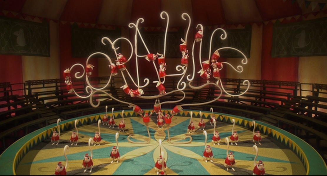The Other circus mice perform for Coraline and the Other Wybie