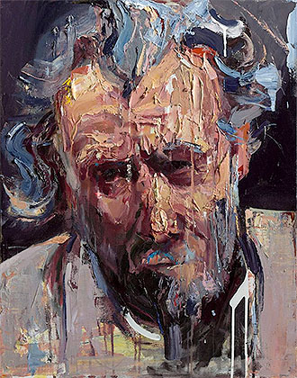 Painting of Bukowski