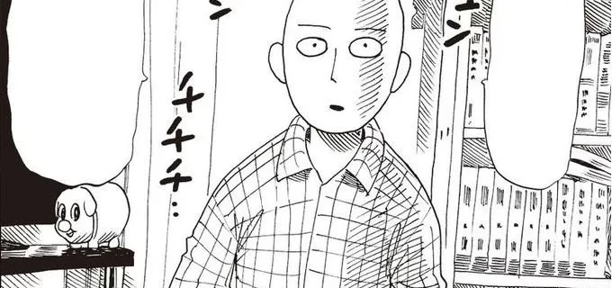 Saitama wakes up from a subterranean dream (Manga)