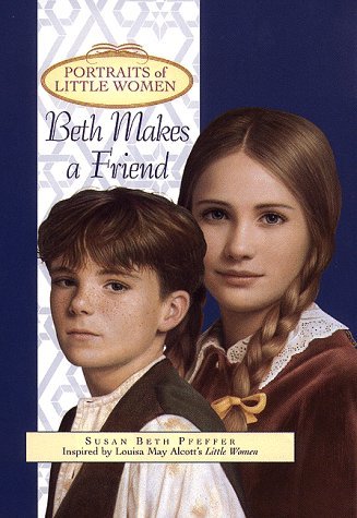Beth and Sean on the book cover of Beth Makes a Friend